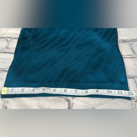 Michael Kors Size:L Women Wide Legs  Pull On Pants Luxe Teal - Picture 8 of 12